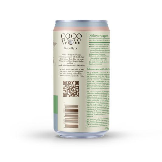 Coconut Water Drink with Lime Flavor