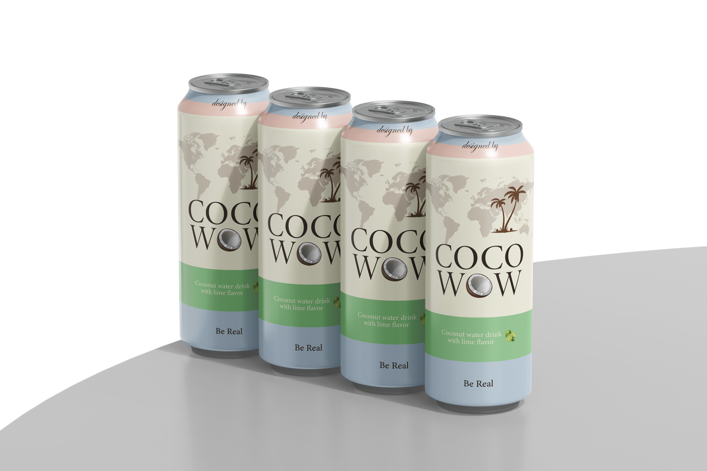 Coconut Water Drink with Lime Flavor