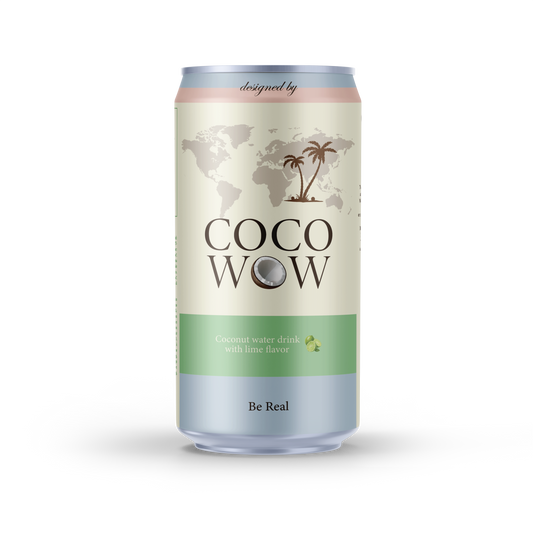 Coconut Water Drink with Lime Flavor
